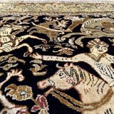 Ghoum silk carpet 104x162cm