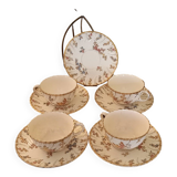 Lots of Sarreguemines Louis XV cups