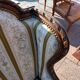 Sofa sofa old style louis xvi 2 places with cushion