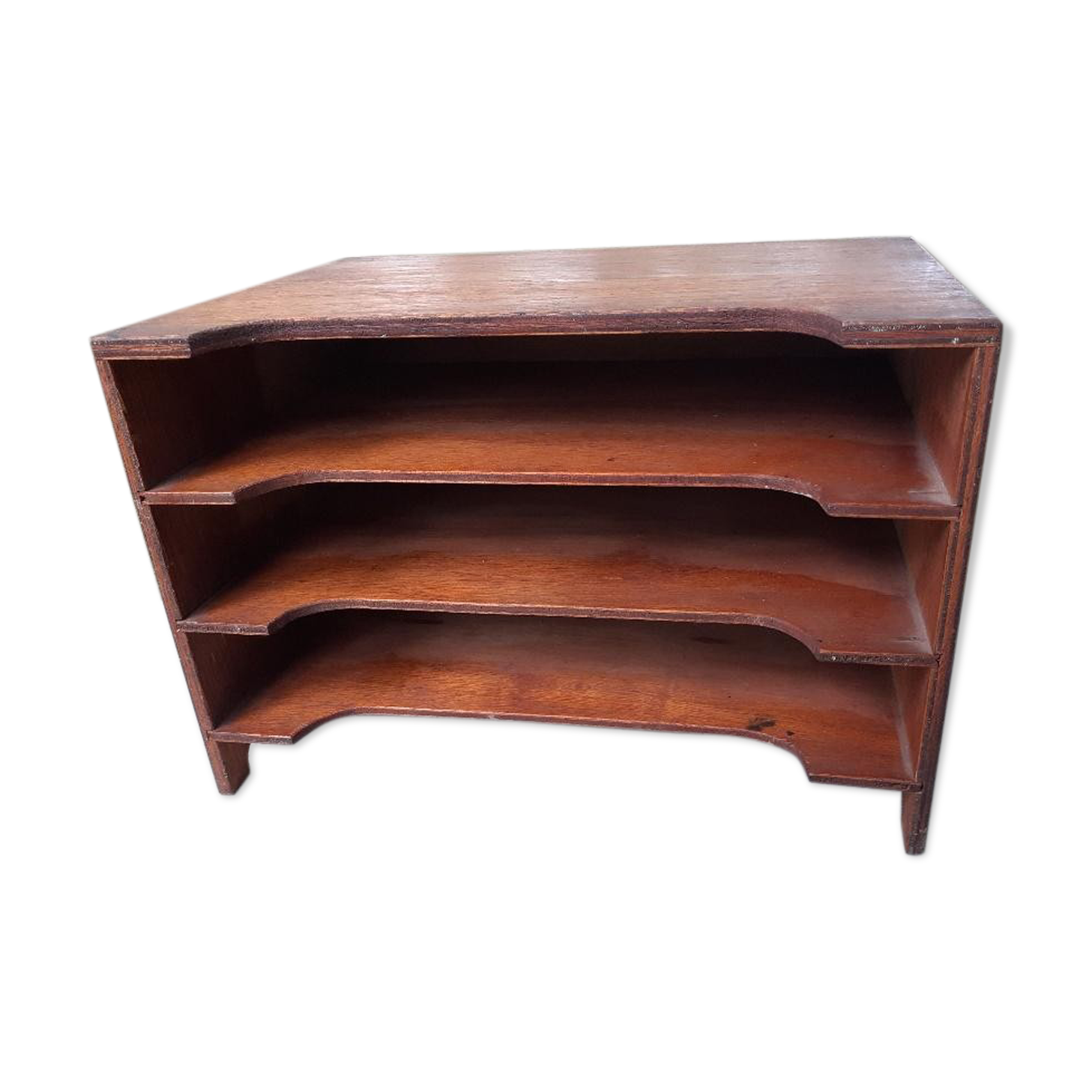 Wooden letter holder