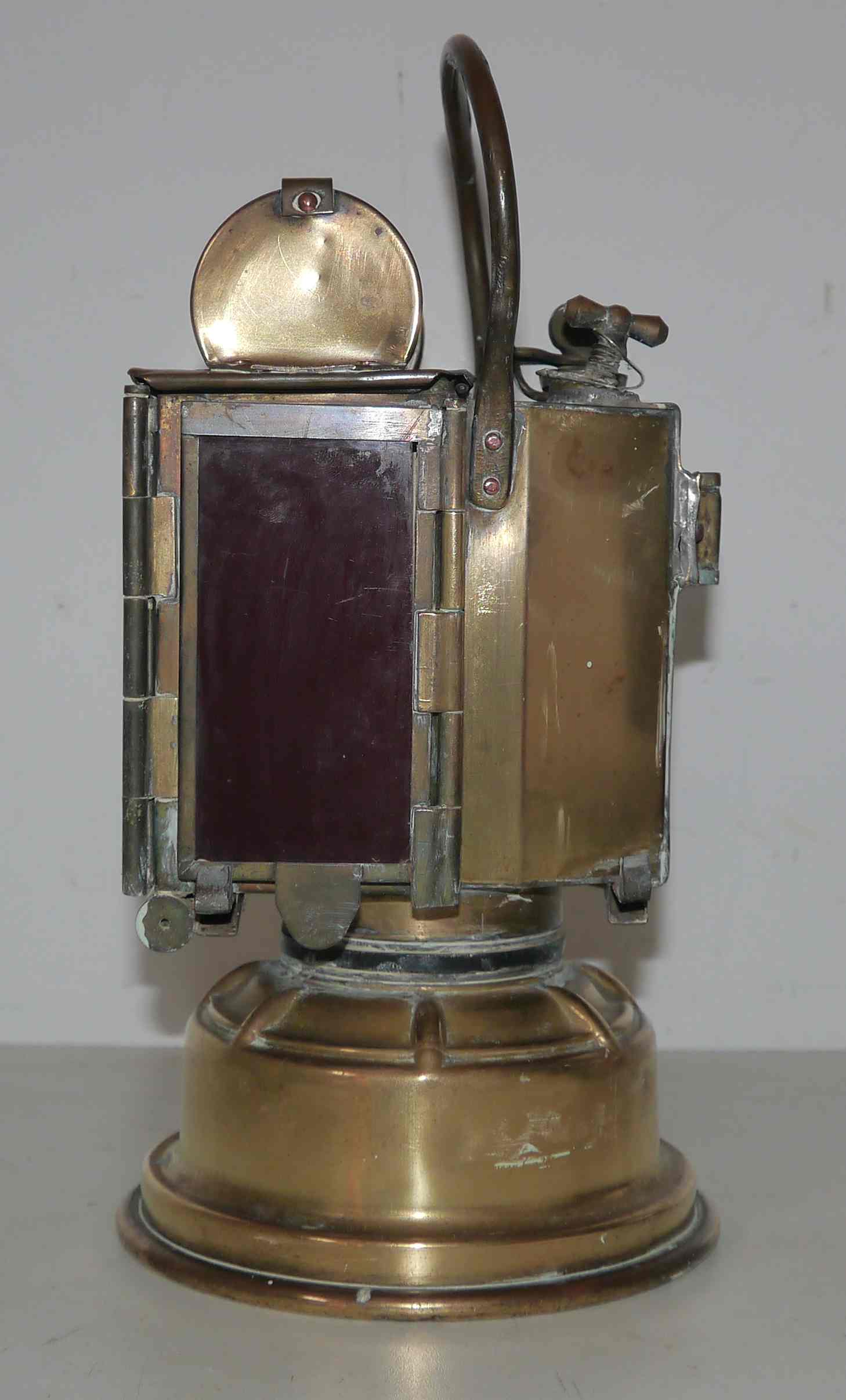 Lampe de cheminot ancienne « Albert Butin  »