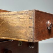 Mahogany partner desk English 19th century
