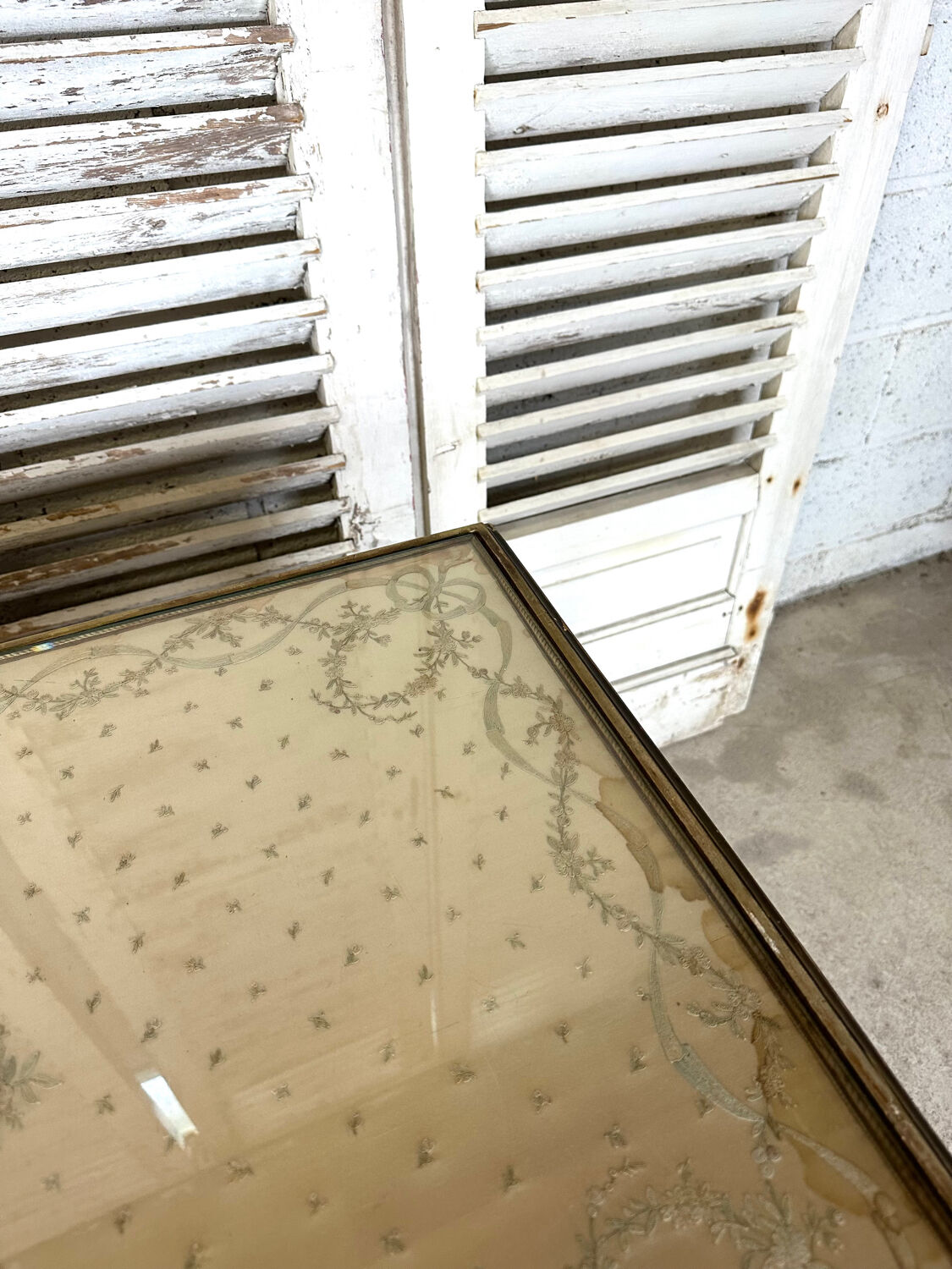 Golden Louis XVI style table