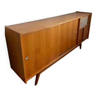 Scandinavian vintage TV sideboard / low cabinet from the 60s