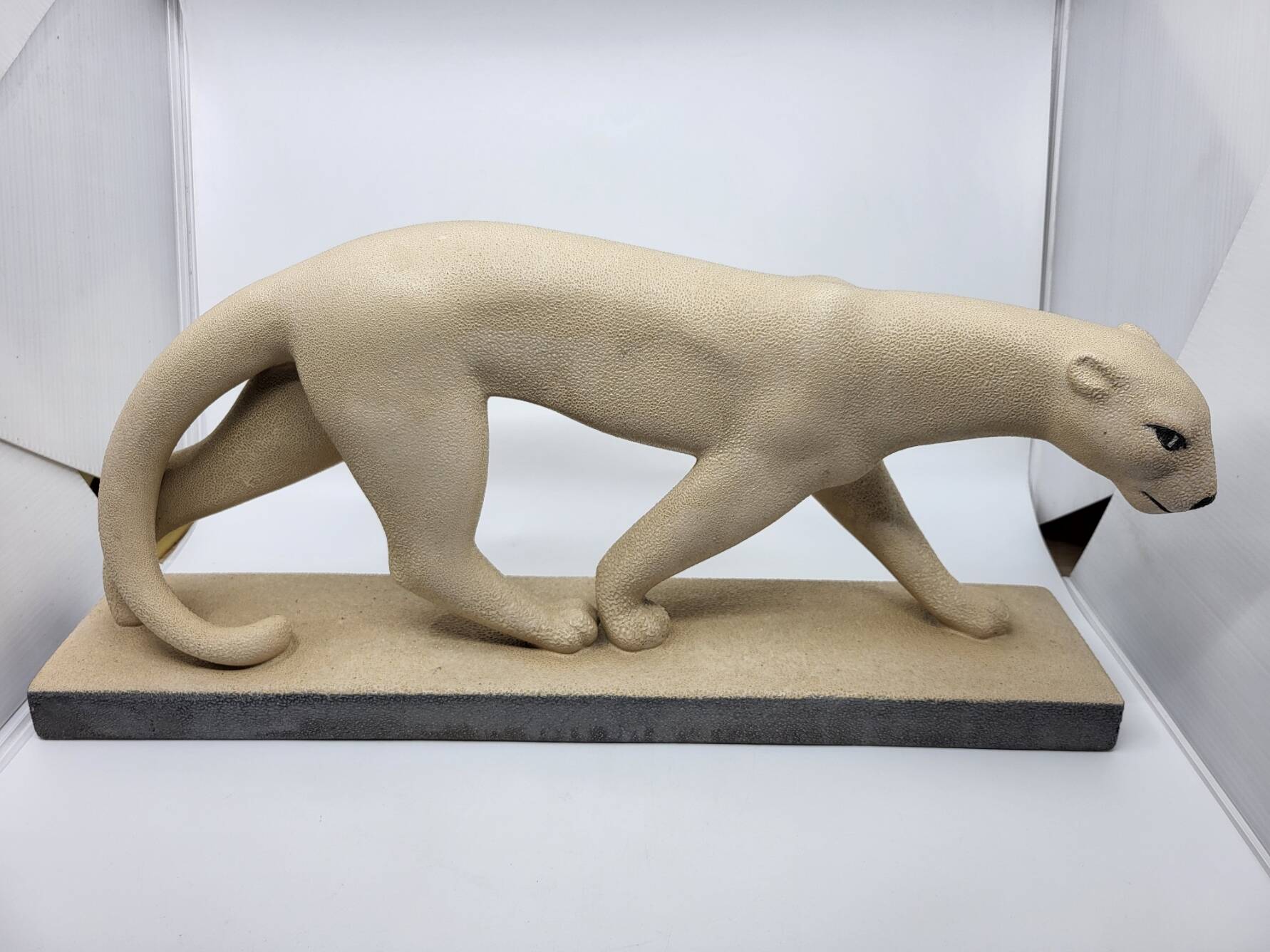 Saint Radegonde Panther in ceramic Art Deco France 1935