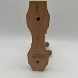 Vintage design wooden candle holder 1970 Arne Hoyer