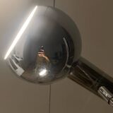 Lampadaire réglable en chrome des années 1970