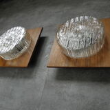 Scandinavian design applique lamps 50/60 vintage