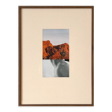 Collage, Stone head