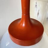 Retro orange opaline ball pendant light lamp