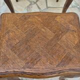 2 nesting tables in solid wood in Louis XV style