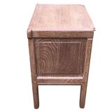 Pair of solid oak bedside tables circa 70-80