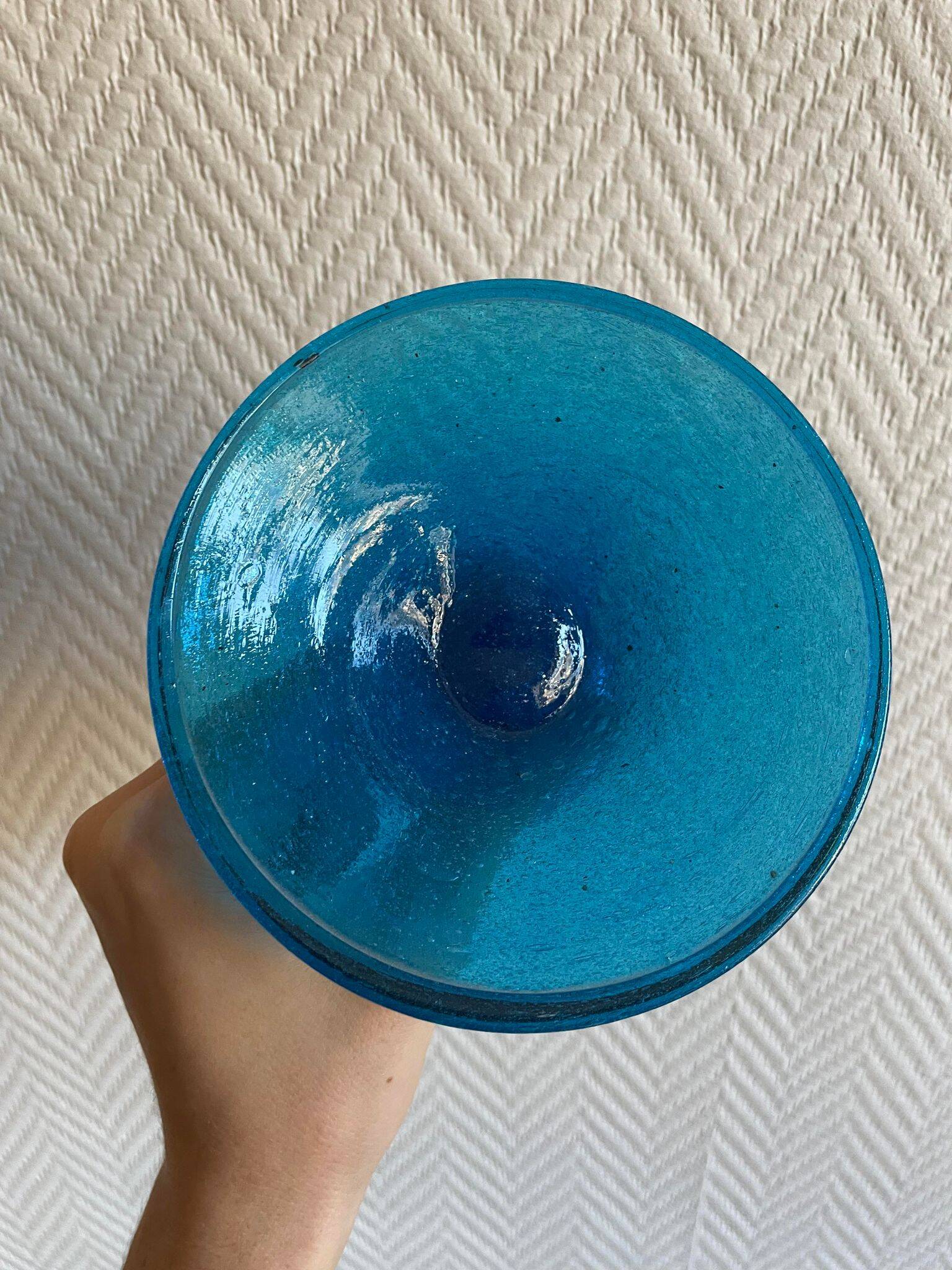 Biot blue bowl