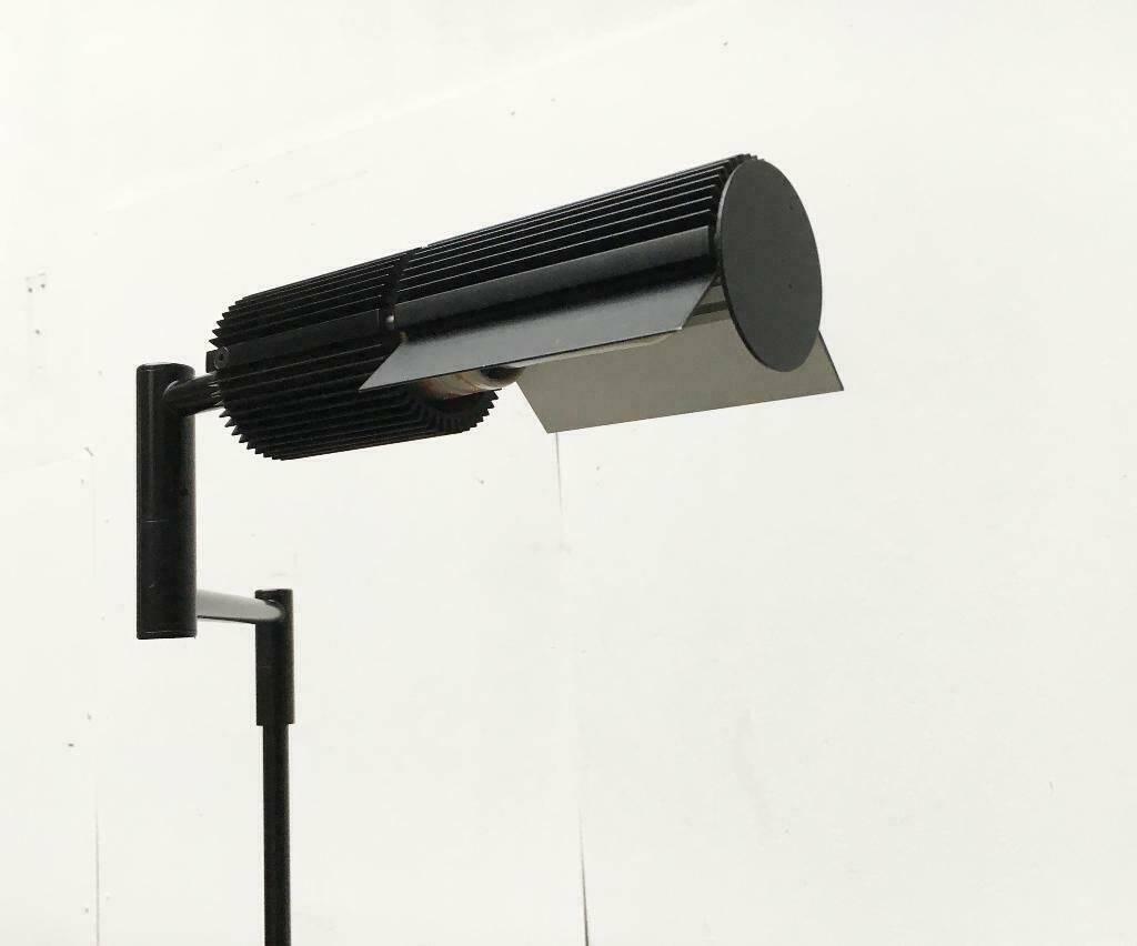 Haloprofile floor lamp from the vintage space age by V. Frauenknecht for Swisslamps International, 1970s.