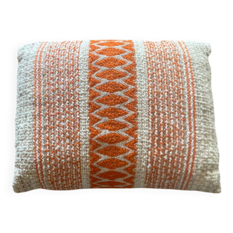 Coussin vintage blanche porte