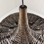 XXL rattan wicker hanging lamp 1960’s