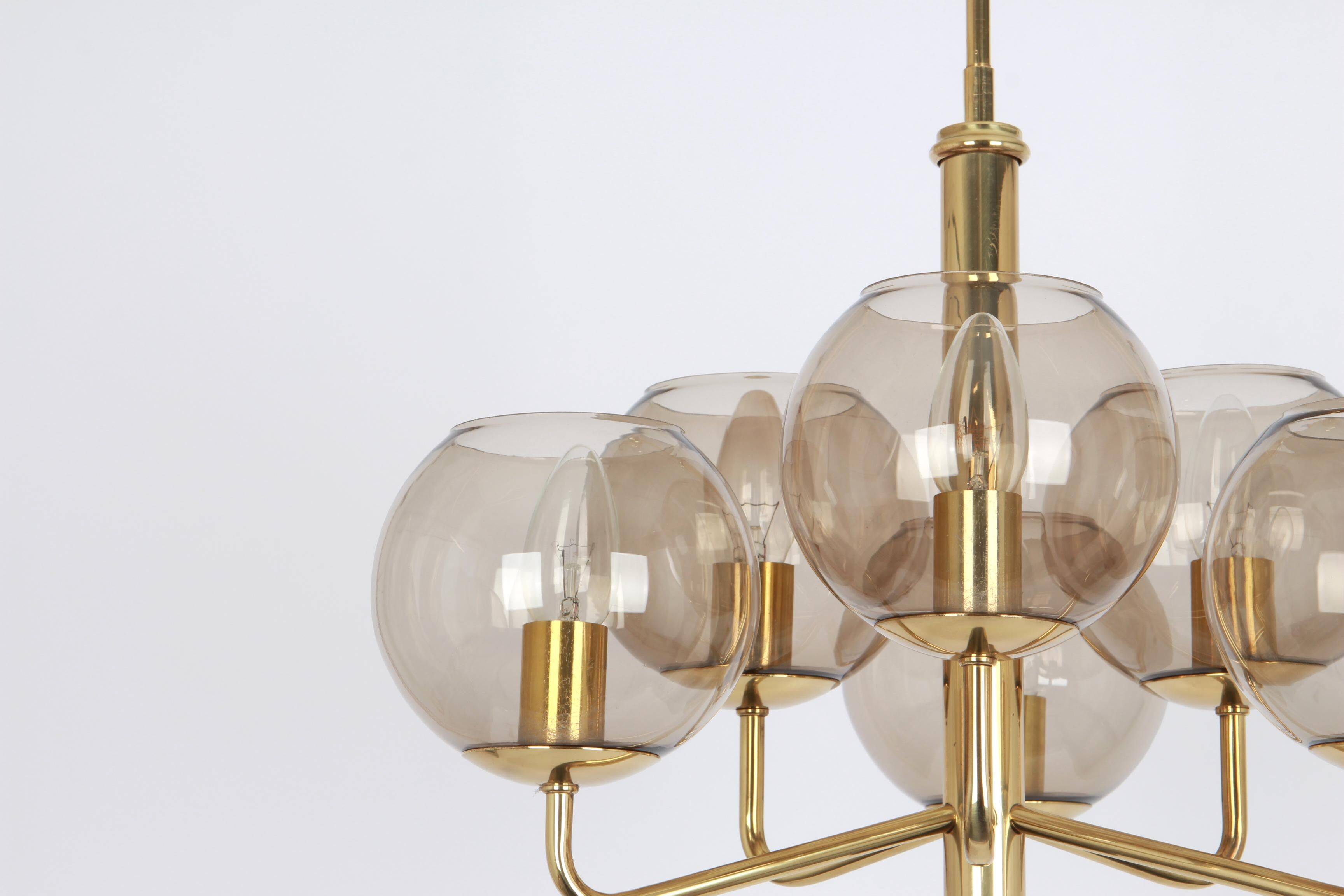 Petite suspension de designer style Sciolari, années 1960