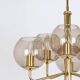 Petite suspension de designer style Sciolari, années 1960