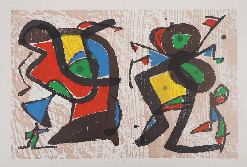 Joan miro: seduction, original engraving