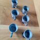Tasses ou verres à liqueur en grès
