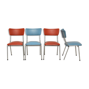 4 chaises retro, 1960