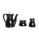 Waku coffee maker, milk and sugar pot, heat-resistant, German ceramics, Vintage