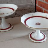 Paire de compotiers ancien