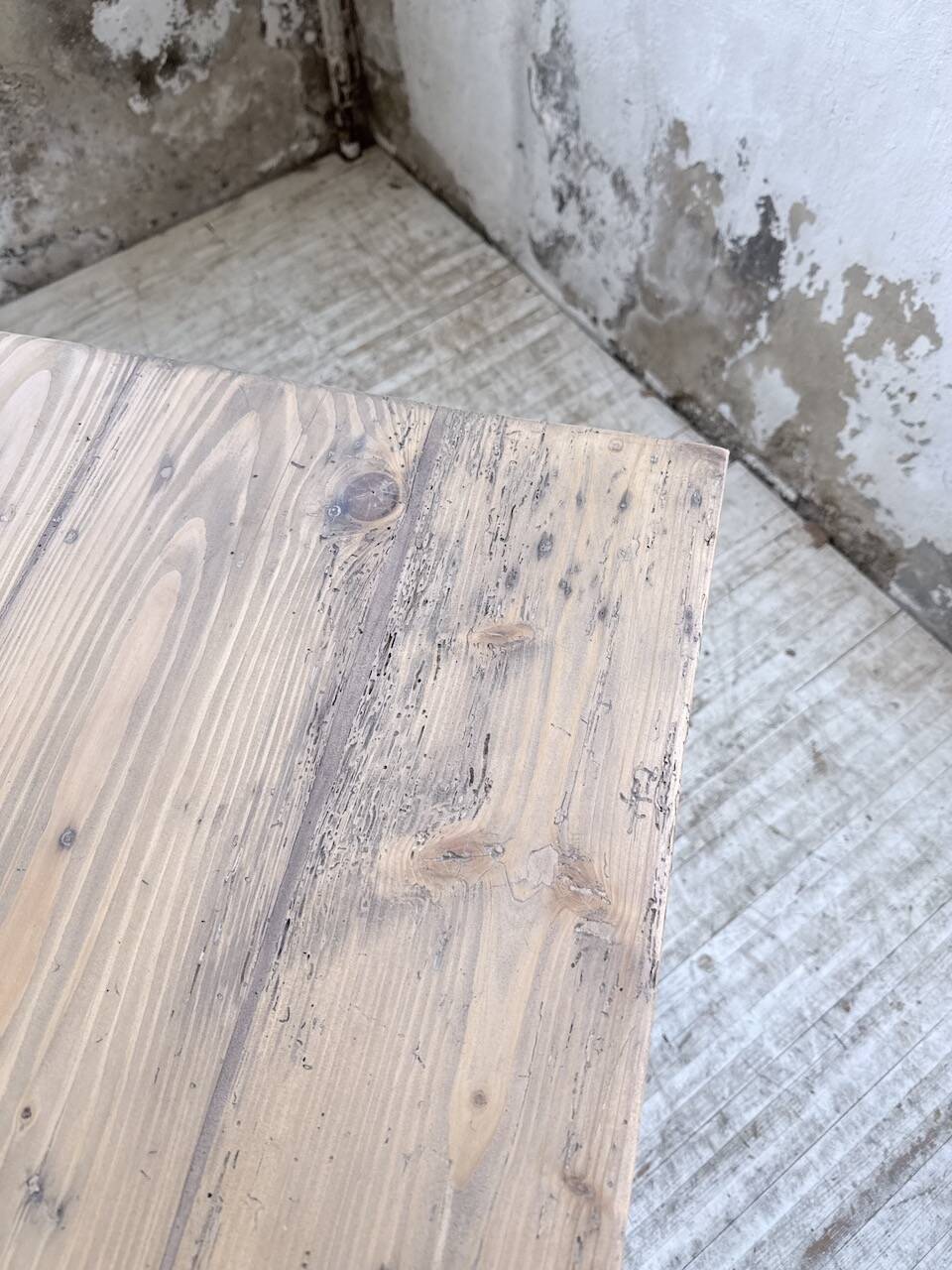 1950 pine farmhouse table 2m