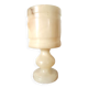 Brutalist alabaster lamp 1970