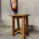 Vintage solid wood regional craft stool