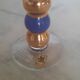 Glass candle holder