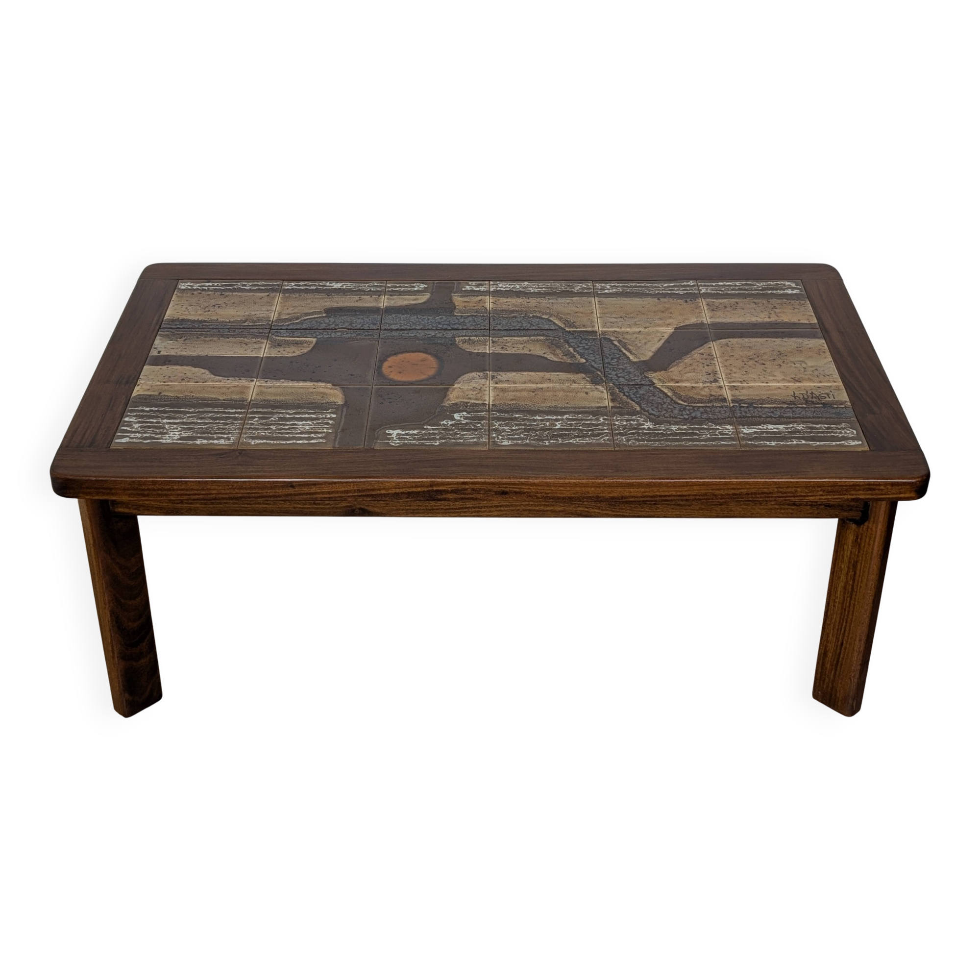 Vallauris ceramic coffee table