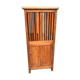 Antique teak linen cabinet