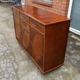 Buffet 3 portes 4 tiroirs 1950 mobilier d'art populaire