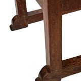 Art Deco High Back chair in oak minimalist design