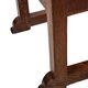 Art Deco High Back chair in oak minimalist design