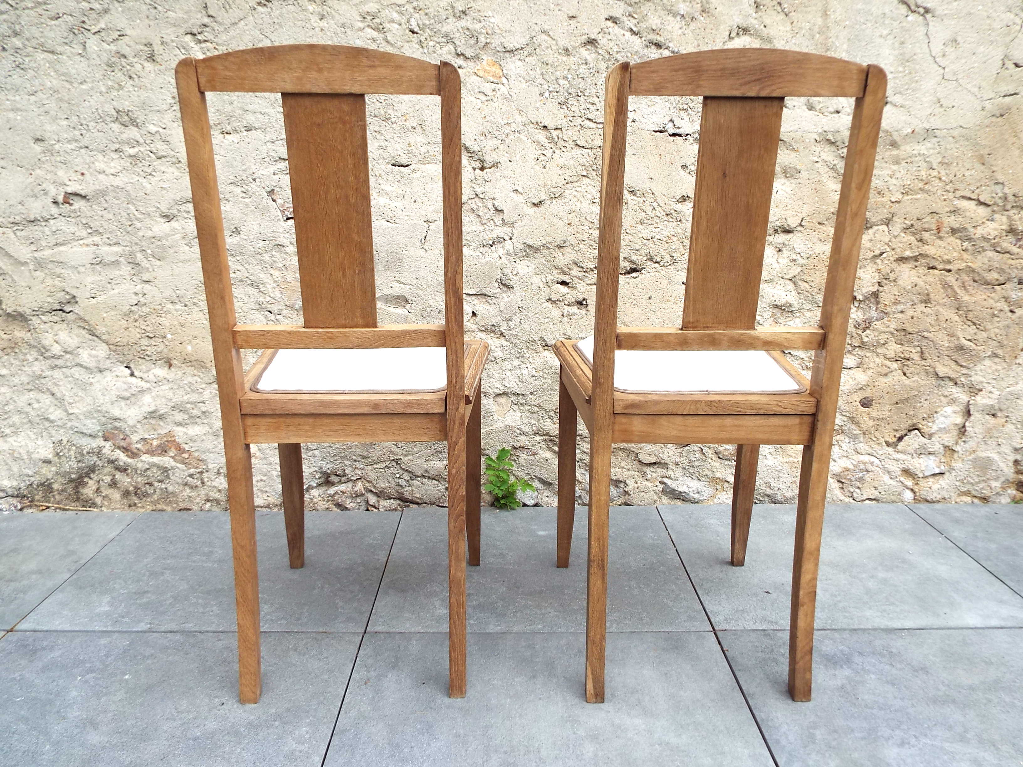 2 art deco style chairs