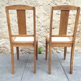 2 art deco style chairs