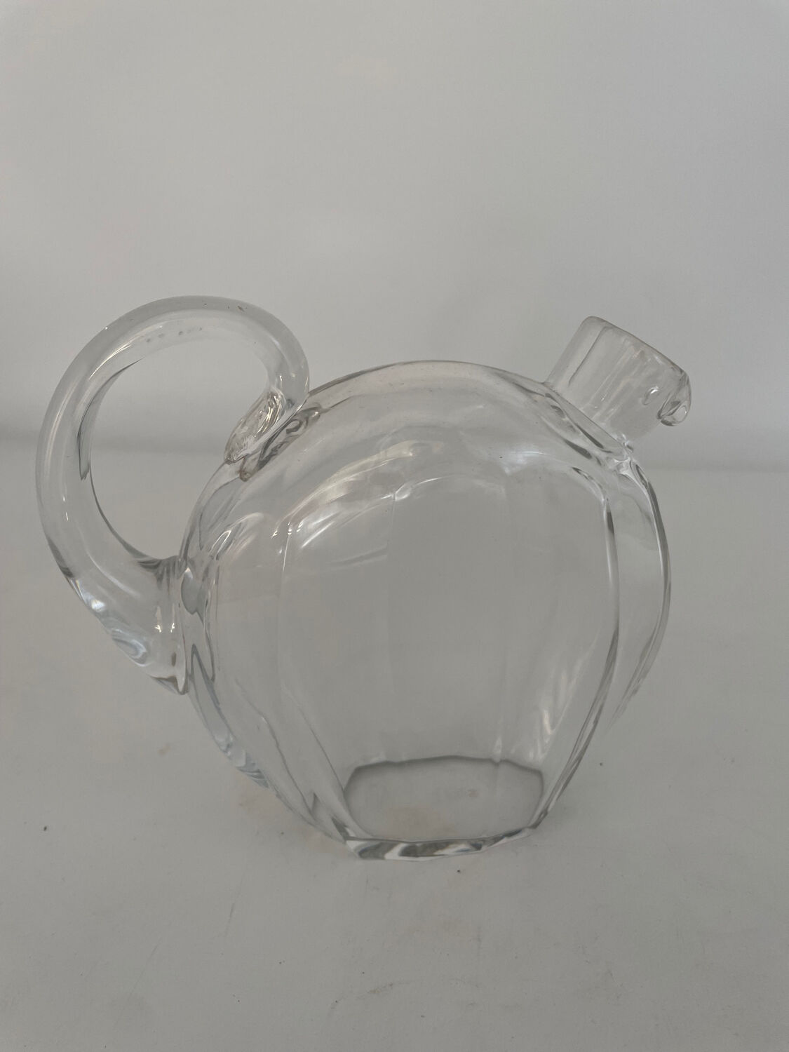 Baccarat, Jacques Adnet cognac carafe in crystal without a stopper.