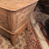 Box Pétrin in oak XIXeme decapé