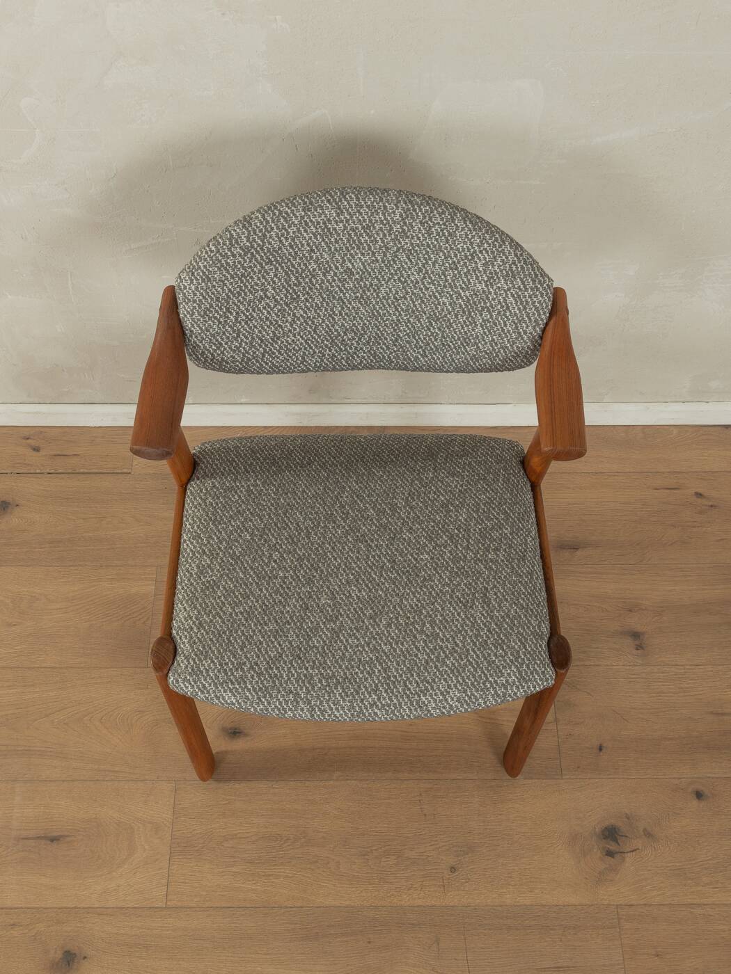 Classic desk chair by Schou Andersen from the 1960s with a teak wood frame