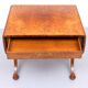 Antique Dutch Empire Burl Wood veneered desk or sofa table
