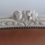 Louis XVI-style basket sofa