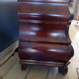 Bordeaux XV style chest of drawers in mahogany wood