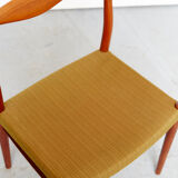 Table de salle à manger par Nanna Ditzel pour Saren Willadsen et chaises conçues par Kai Lyngfeldt-Larsen