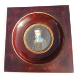 Miniature lady middle XlXth