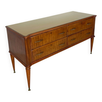 Une commode italienne vintage de style moderne du milieu du siècle