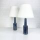 Pair of Einar Johansen ceramic table lamps, Soholm, Denmark, 1960s