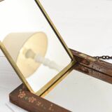 Antique Triptych Wall Mirror – Vintage 1940s Folding Dressing Table Mirror