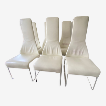6 chaises B&B Italia design Patricia Urquiola